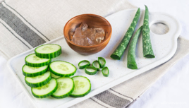 ماسک آلوئه ورا و خیار برای پوست