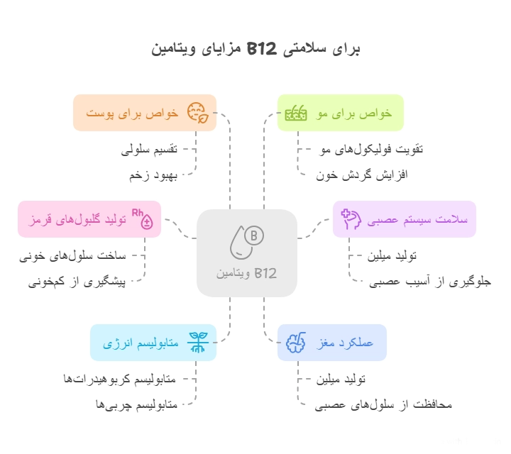 بهترین قرص ویتامین ب12 خارجی اصل بابهترین قیمت