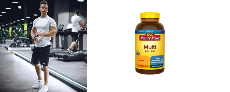 خریدمولتي ويتامين براي مردان نیچرمید آمریکا Men's Multivitamin Tablets Nature Made
