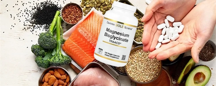 خرید مکمل(قرص) منیزیم بیس گلیسینات کالیفرنیا گلدMagnesium Bisglycinate