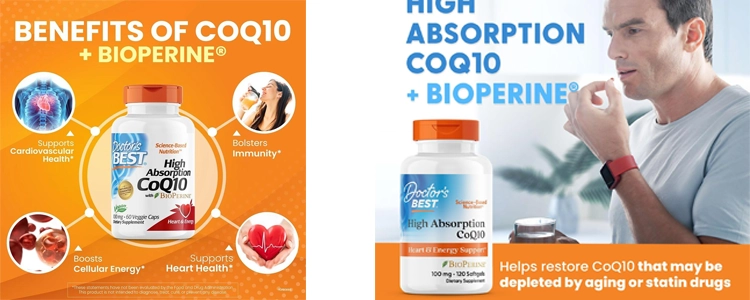 قیمت قرص کو آنزیم q10 دکتربست Doctor's Best