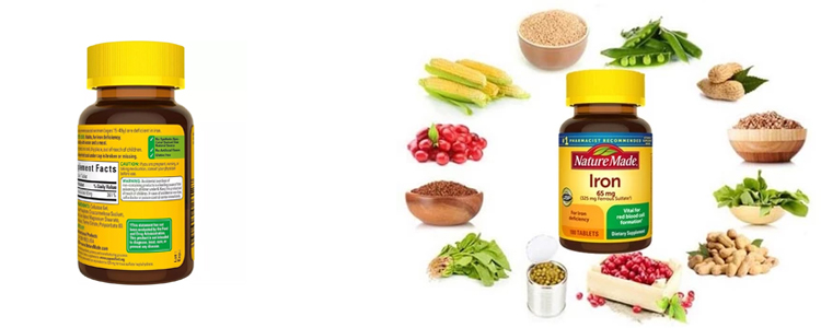 قرص آهن نیچرمید 65 میلی گرم 325 عدد