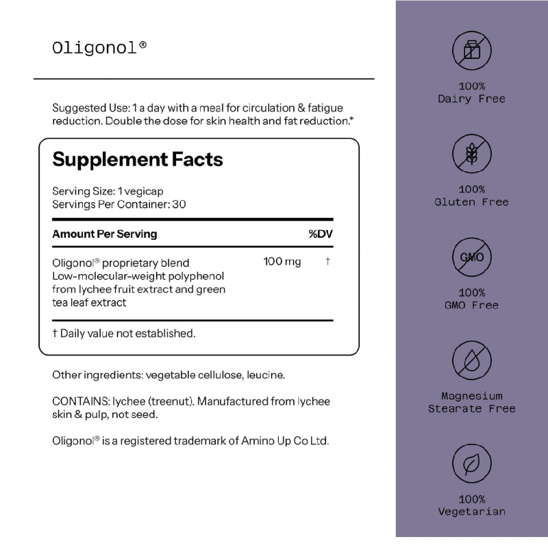 مکمل ضد پیری Oligonol برند Quality of Life
