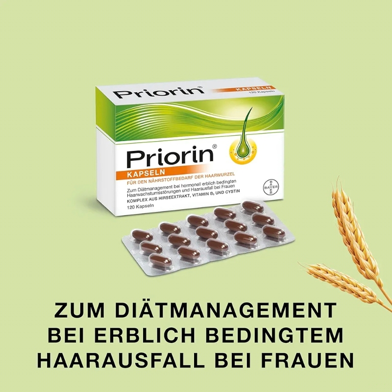 خرید قرص ضد ریزش مو پریورین Bayer Priorin