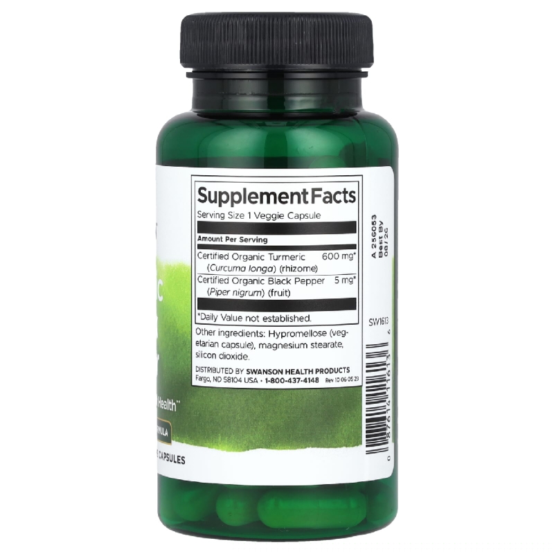 کپسول زردچوبه و فلفل سیاه Turmeric Black Pepper