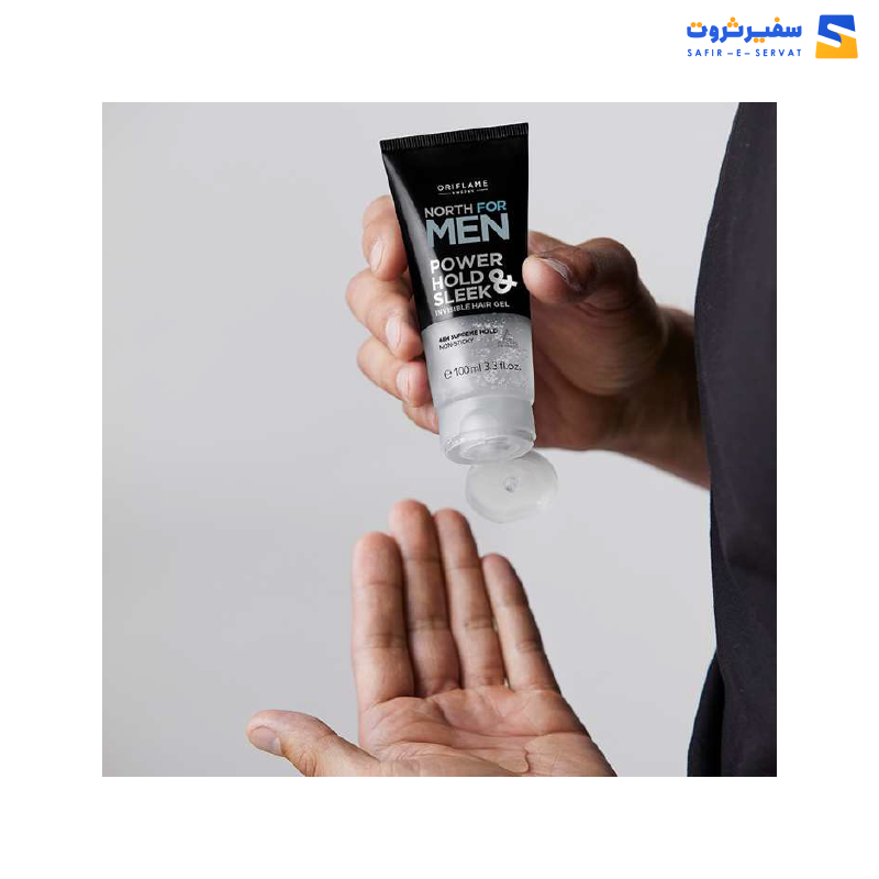 ژل موی سر مردانه نورث فورمن اوریفلیم | Oriflame Power Hold & Sleek Invisible Hair Gel