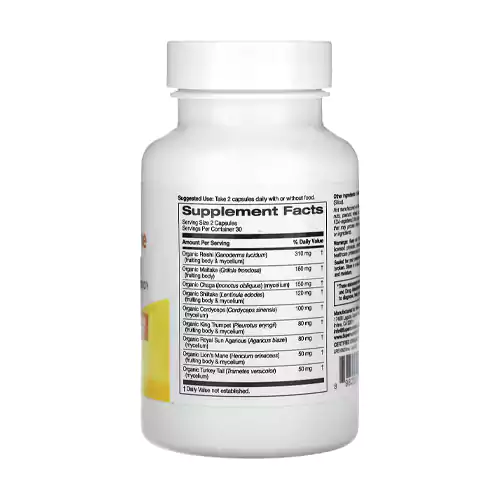 قرص تقویت دستگاه ایمنی شامل 9 قارچ از برند Super Nutrition