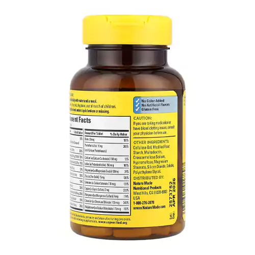 مولتی ویتامین مردانه نیچرمید Nature Made Men’s Multivitamin Tablets