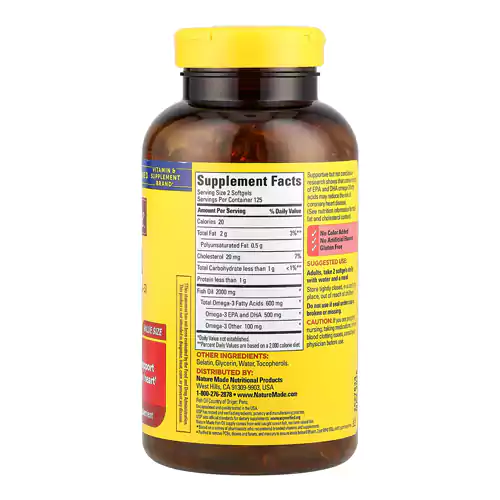 قیمت قرص امگا 3 روغن ماهی نیچرمید