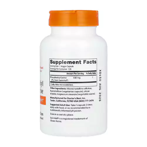 فسفاتیدیل سرین Phosphatidyl Serine دکتربست (پشتیبانی از حافظه)