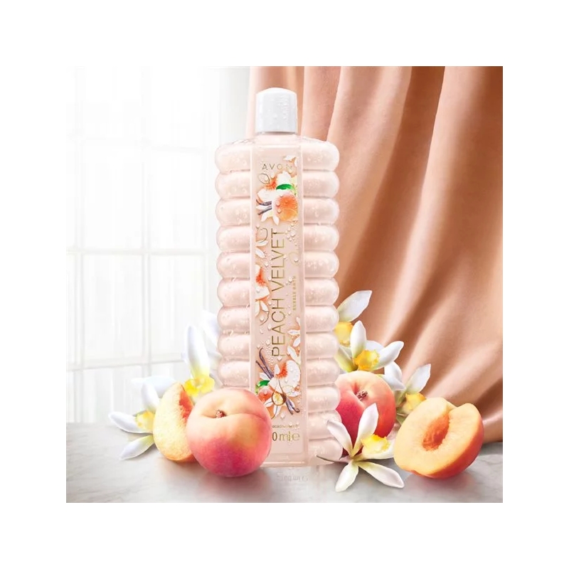 شامپو کف وان هلو وانیل آون avon simply luxurious peach bubble bath