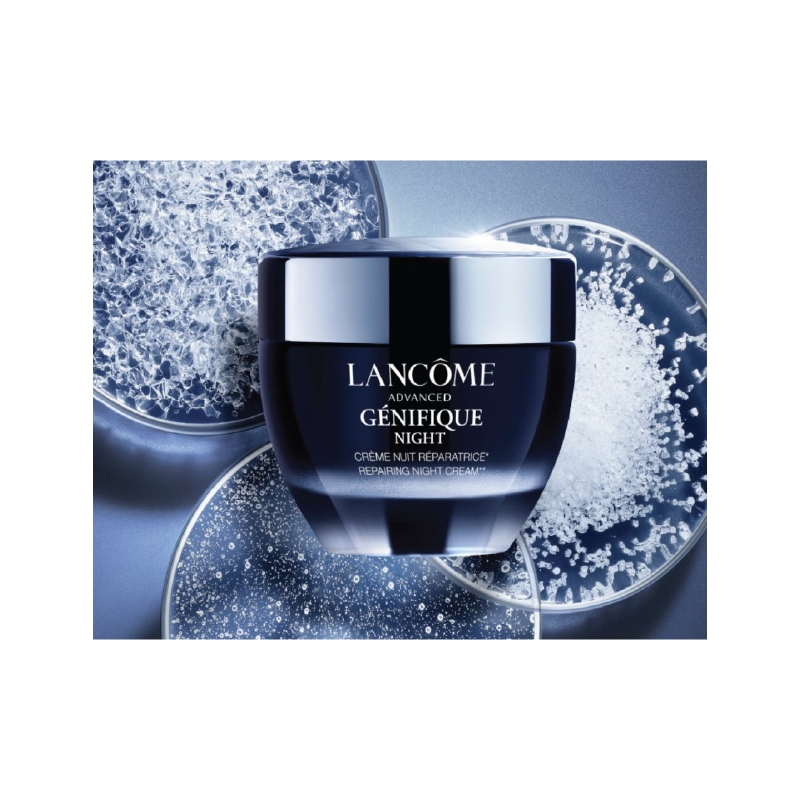 کرم شب بازسازی کننده ژنفیک لانکوم advanced génifique night cream
