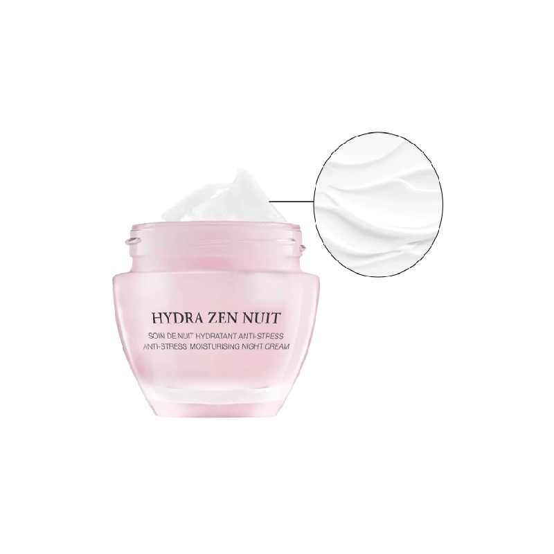 لانکوم کرم شب مرطوب کننده ضد استرس هیدرازن hydra zen anti-stress nuit