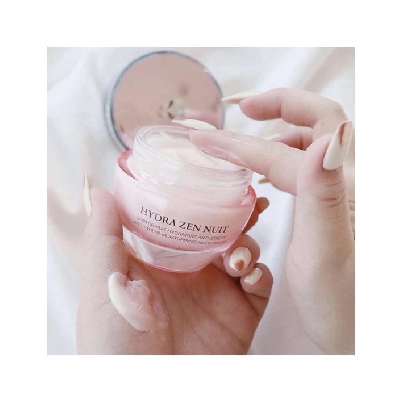 لانکوم کرم شب مرطوب کننده ضد استرس هیدرازن hydra zen anti-stress nuit