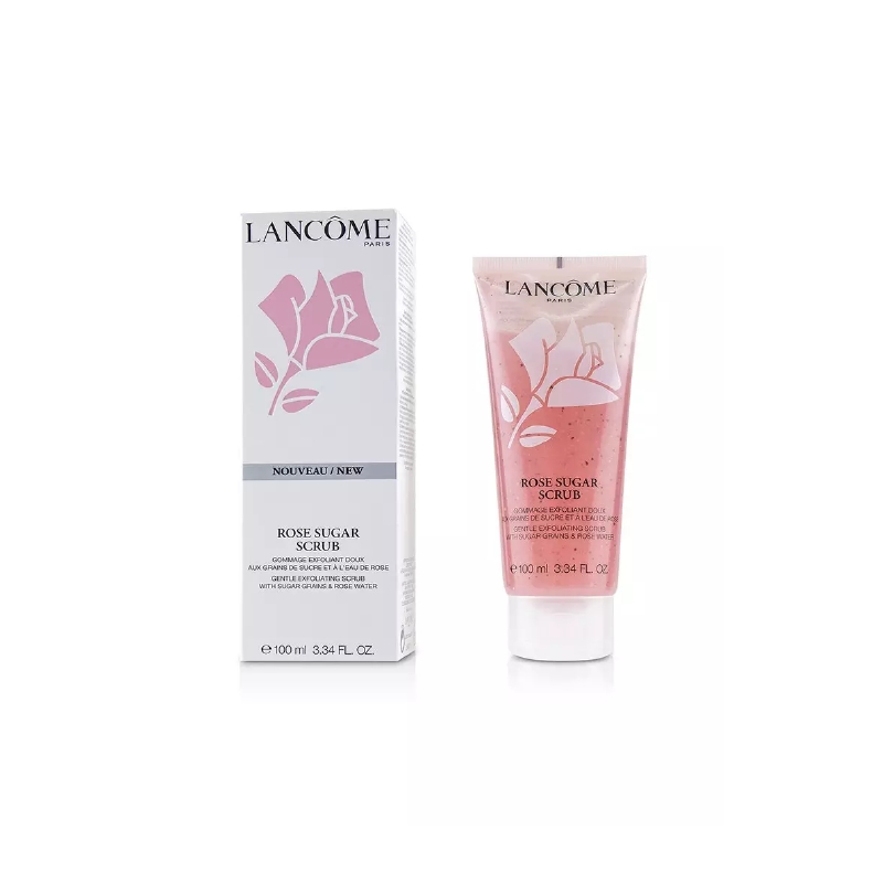شستشوی صورت لایه‌بردار لانکوم rose sugar scrub