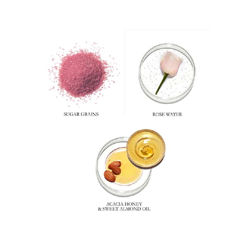 شستشوی صورت لایه‌بردار لانکوم rose sugar scrub