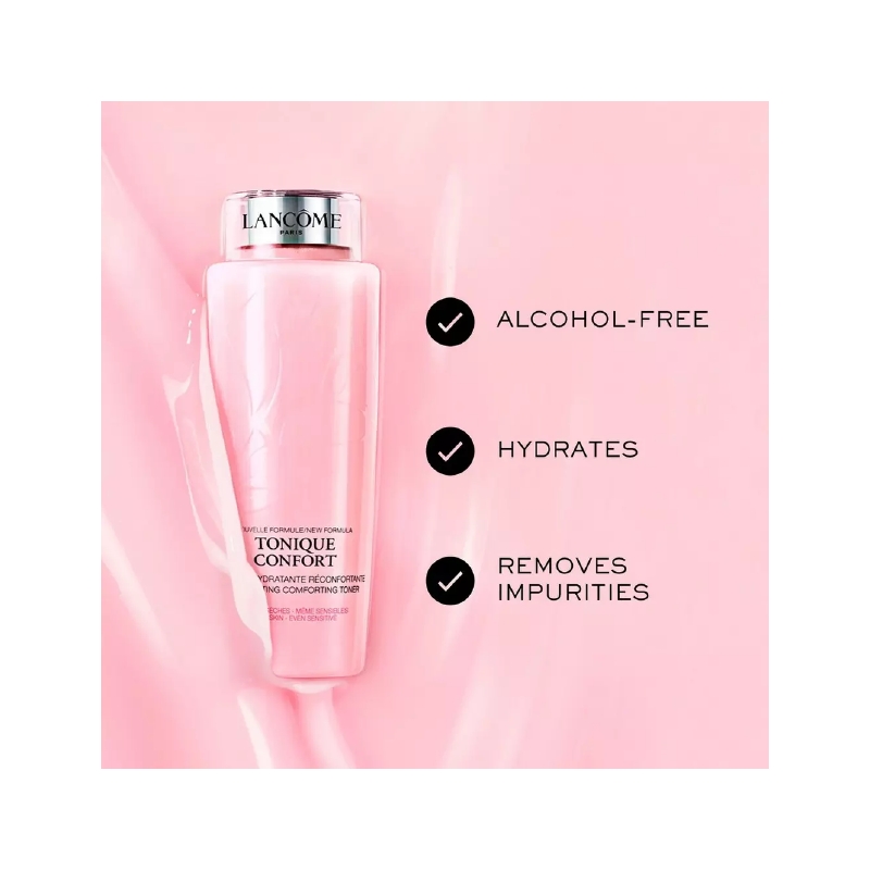 تونر آبرسان و نرم کننده پوست کانفورت لانکوم 125میل Lancome Tonique confort 125ml