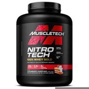 مکمل ورزشی Muscletech Nitro Tech Whey Gold با طعم توت فرنگی