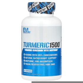 مکمل گیاهی زردچوبه با بیوپرین Turmeric 1500®, Turmeric Curcumin with BioPerine®