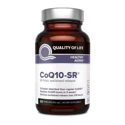 کپسول کوآنزیم CoQ10-SR از برند کوالیتی اف لایف