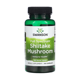 مکمل قارچ شیتاکه فول اسپکتروم Full Spectrum Shiitake Mushroom برای درمان زگیل تناسلی(HPV)