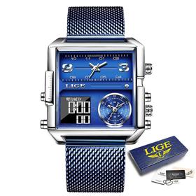 ساعت مچی دیجیتال مردانه کوارتز  مدل LE1854BLUE